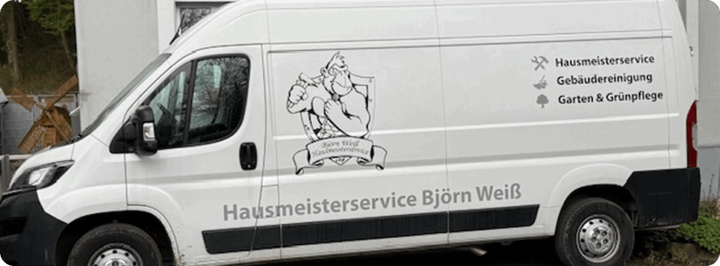 Hausmeisterservice Weiß Fahrzeug